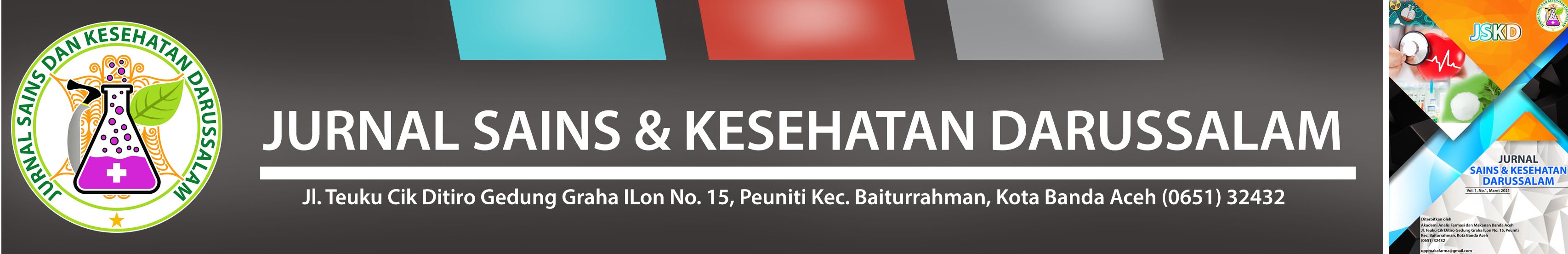 JURNAL SAINS DAN KESEHATAN DARUSSALAM